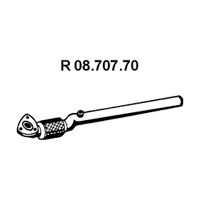 Abgasrohr 08.707.70 von EBERSPÄCHER günstig für 78,63 € online kaufen