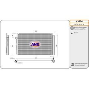 Klimakondensator 43104 von AHE günstig für 155,12 € online kaufen