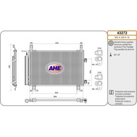 Klimakondensator 43272 von AHE günstig für 132,62 € online kaufen