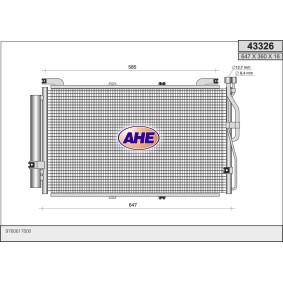 Klimakondensator 43326 von AHE günstig für 126,86 € online kaufen