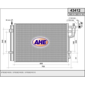 Klimakondensator 43412 von AHE günstig für 167,44 € online kaufen