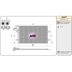 Klimakondensator 43477 von AHE günstig für 91,07 € online kaufen
