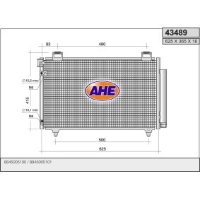 Klimakondensator für TOYOTA von AHE