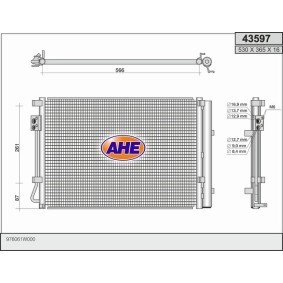 Klimakondensator 43597 von AHE günstig für 167,45 € online kaufen