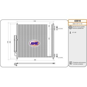 Klimakondensator 43616 von AHE günstig für 193,84 € online kaufen