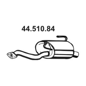 Endschalldämpfer 44.510.84 von EBERSPÄCHER günstig für 123,91 € online kaufen