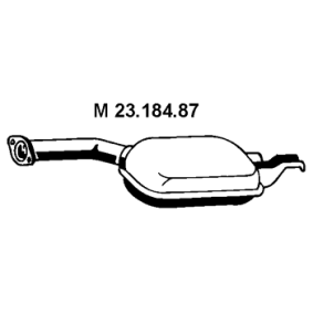Mittelschalldämpfer für MERCEDES-BENZ von EBERSPÄCHER