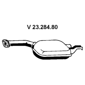 Mittelschalldämpfer 23.284.80 von EBERSPÄCHER günstig für 159,31 € online kaufen