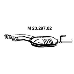 Mittelschalldämpfer 23.297.82 von EBERSPÄCHER günstig für 157,86 € online kaufen