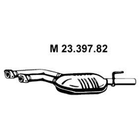 Mittelschalldämpfer 23.397.82 von EBERSPÄCHER günstig für 157,87 € online kaufen
