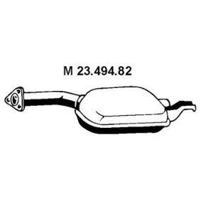 Mittelschalldämpfer 23.494.82 von EBERSPÄCHER günstig für 135,65 € online kaufen