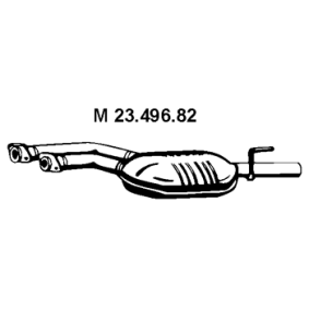 Mittelschalldämpfer 23.496.82 von EBERSPÄCHER günstig für 171,08 € online kaufen