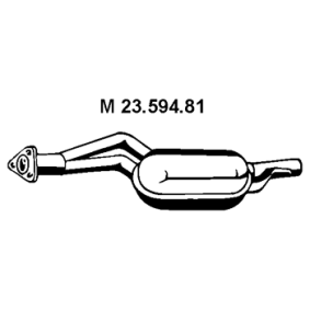 Mittelschalldämpfer 23.594.81 von EBERSPÄCHER günstig für 179,71 € online kaufen
