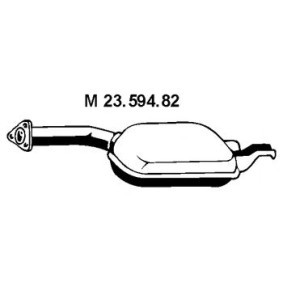 Mittelschalldämpfer 23.594.82 von EBERSPÄCHER günstig für 158,07 € online kaufen