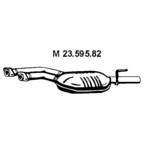 Mittelschalldämpfer 23.595.82 von EBERSPÄCHER günstig für 184,09 € online kaufen