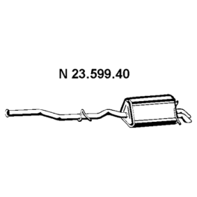 Endschalldämpfer 23.599.40 von EBERSPÄCHER günstig für 296,83 € online kaufen