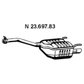 Endschalldämpfer 23.697.83 von EBERSPÄCHER günstig für 334,89 € online kaufen