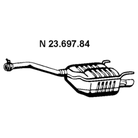 Endschalldämpfer 23.697.84 von EBERSPÄCHER günstig für 366,65 € online kaufen