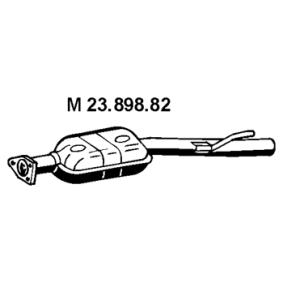 Mittelschalldämpfer 23.898.82 von EBERSPÄCHER günstig für 189,53 € online kaufen