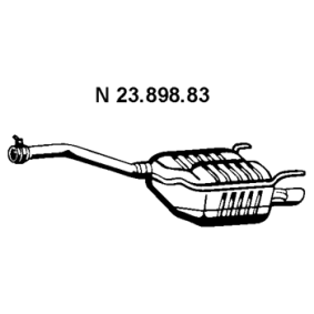 Endschalldämpfer 23.898.83 von EBERSPÄCHER günstig für 430,29 € online kaufen