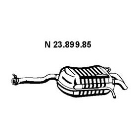 Endschalldämpfer 23.899.85 von EBERSPÄCHER günstig für 253,05 € online kaufen