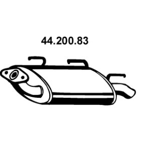 Endschalldämpfer 44.200.83 von EBERSPÄCHER günstig für 144,88 € online kaufen