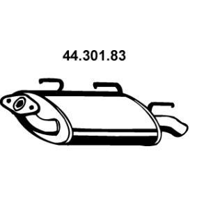 Endschalldämpfer 44.301.83 von EBERSPÄCHER günstig für 138,77 € online kaufen