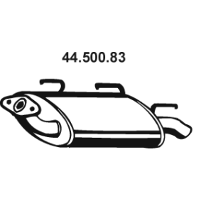 Endschalldämpfer 44.500.83 von EBERSPÄCHER günstig für 142,83 € online kaufen