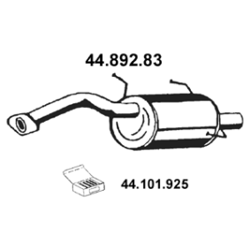 Endschalldämpfer 44.892.83 von EBERSPÄCHER günstig für 172,79 € online kaufen