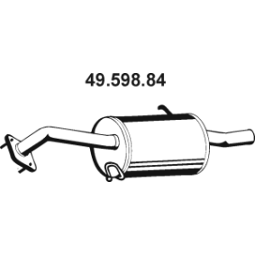 Endschalldämpfer 49.598.84 von EBERSPÄCHER günstig für 159,21 € online kaufen