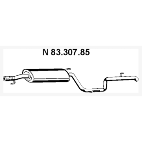 Endschalldämpfer 83.307.85 von EBERSPÄCHER günstig für 181,50 € online kaufen