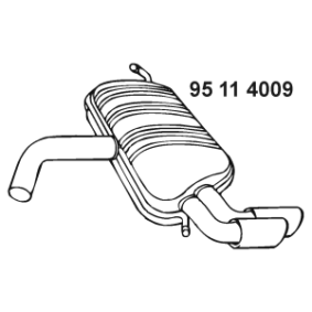 Endschalldämpfer 95 11 4009 von EBERSPÄCHER günstig für 296,50 € online kaufen