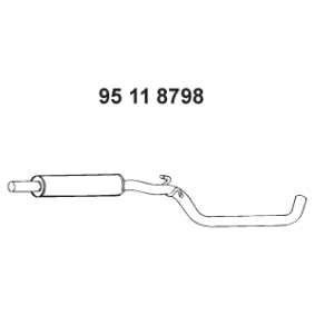 Acquista Silenziatore anteriore da EBERSPÄCHER 95 11 8798 a buon mercato per soli 133,07 €