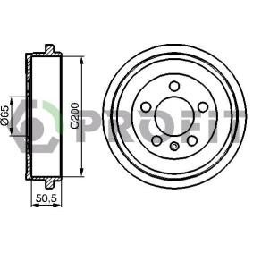 Achetez des Tambour de frein PROFIT 5020-0077 à prix pour 25,57 €