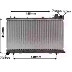 Kühler, Motorkühlung 51002103 von VAN WEZEL günstig für 159,95 € online kaufen