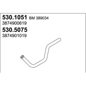 Abgasrohr für MERCEDES-BENZ von ASSO