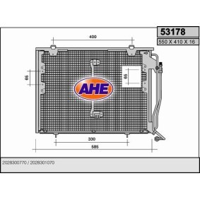 Klimakondensator 53178 von AHE günstig für 153,52 € online kaufen