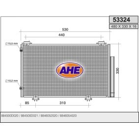 Klimakondensator 53324 von AHE günstig für 119,96 € online kaufen