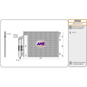 Klimakondensator für NISSAN von AHE