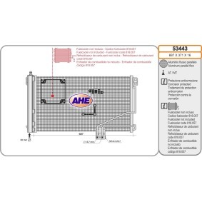 Klimakondensator 53443 von AHE günstig für 150,46 € online kaufen