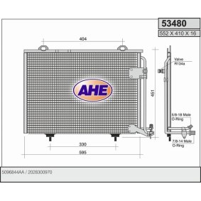 Klimakondensator 53480 von AHE günstig für 139,37 € online kaufen