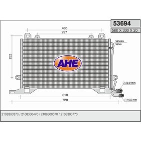 Klimakondensator 53694 von AHE günstig für 173,07 € online kaufen