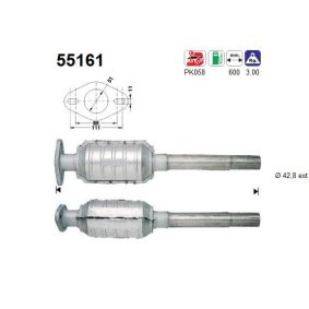 Katalysator 55161 von AS günstig für 201,85 € online kaufen