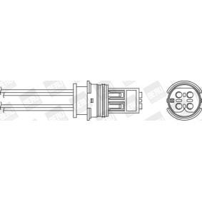 Lambdasonde OZH124 von BERU günstig für 136,62 € online kaufen