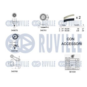 Spannarm, Keilrippenriemen 57541 von RUVILLE günstig für 56,54 € online kaufen