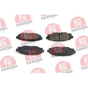 Acquista Kit pastiglie freni da SAKURA 601-70-7612 a buon mercato per soli 20,79 €