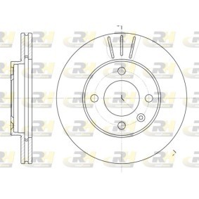 Bremsscheibe 6084.10 von ROADHOUSE günstig für 32,80 € online kaufen