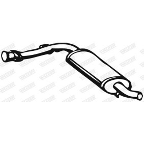 Compre Panela de escape dianteira da WALKER 01726 a um preço baixo por 47,53 €
