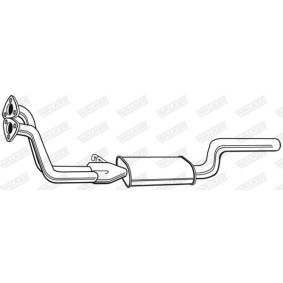 Compre Silenciador delantero de WALKER online para SPIDER (105) a precios moderados
