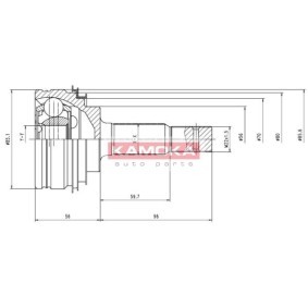 Acquista Kit giunti semiasse da KAMOKA 6100 a buon mercato per soli 22,34 €